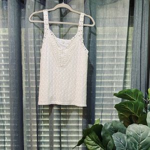 NWOT White Maurices Tank Top